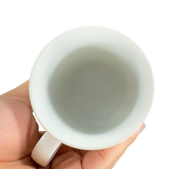 Crate & Barrel Staccato White Coffee Tea Mug Cup Kathleen Willis Japan Set 3 VTG - Picture 11 of 16